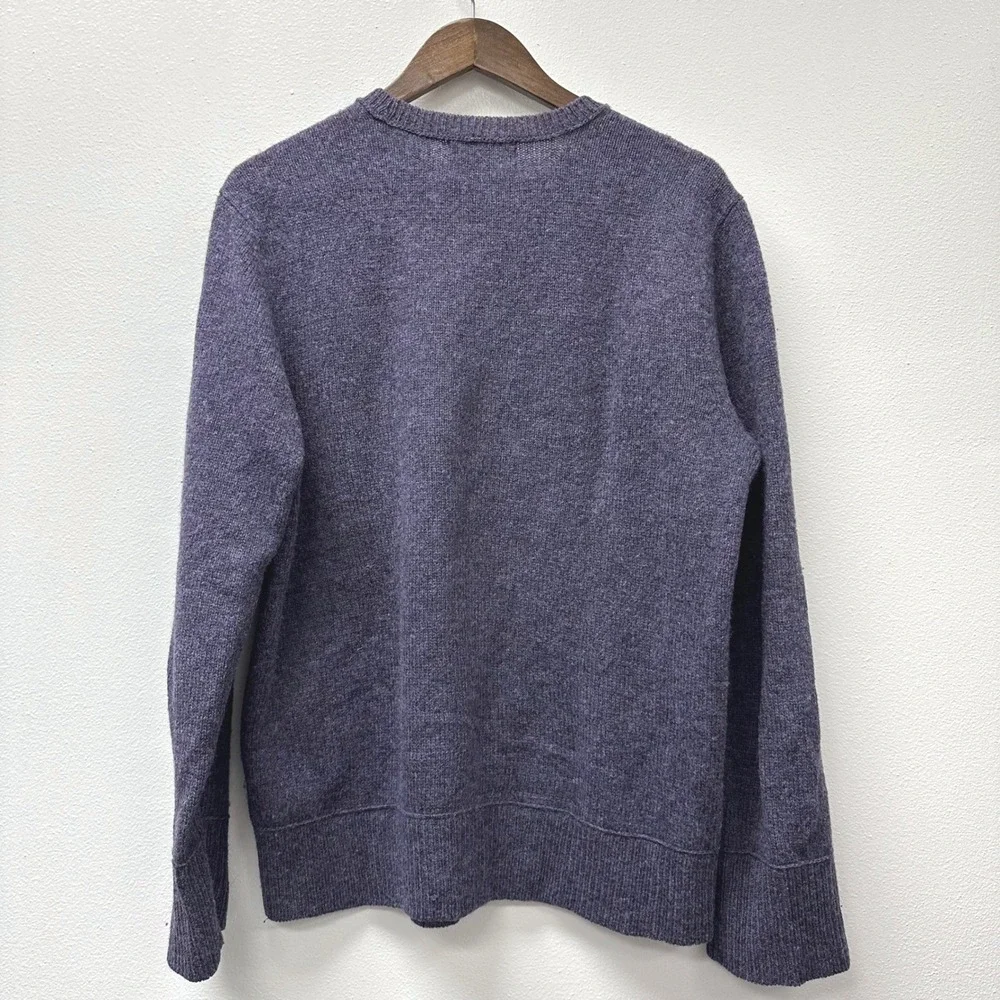 Banana Republic x J.C. Rennie & Co. Mens Shetland Wool Sweater‎ Purple L